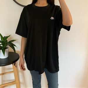 NIKE Unisex Vintage Style Black Tee
